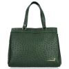 Kožené kabelka aktovka Vittoria Gotti lahvově zelená V558048