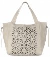 Kožené kabelka shopper bag Genuine Leather béžová 5157