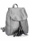 Dámská kabelka batůžek Hernan tmavě stříbrná HB0311