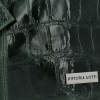 Kožené kabelka shopper bag Vittoria Gotti lahvově zelená B15
