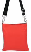 Kožené kabelka univerzální Vittoria Gotti červená B19