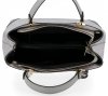 Kožené kabelka kufřík Vittoria Gotti světle šedá V27J