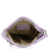 Kožené kabelka univerzální Vittoria Gotti světle fialová B18