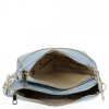 Kožené kabelka listonoška Vittoria Gotti světle modrá B26