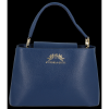 Kožené kabelka kufřík Vittoria Gotti modrá V7710