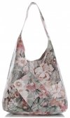 Kožené kabelka shopper bag Vittoria Gotti růžová VF9802