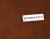 Kožené kabelka listonoška Vittoria Gotti hnědá V5576
