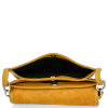 Kožené kabelka listonoška Vittoria Gotti hořčicová V556134