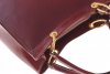 Kožené kabelka kufřík Genuine Leather hnědá 1000