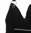 Kožené kabelka shopper bag Vittoria Gotti černá V3821