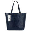 Kožené kabelka klasická Vittoria Gotti tmavě modrá V2395