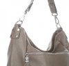Kožené kabelka shopper bag Genuine Leather zemitá 1326