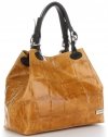 Kožené kabelka shopper bag Vittoria Gotti zrzavá V692754