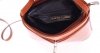 Kožené kabelka listonoška Genuine Leather zrzavá 208