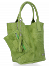 Kožené kabelka shopper bag Vittoria Gotti B23