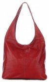 Kožené kabelka shopper bag Vittoria Gotti červená V3L
