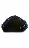 Kožené kabelka shopper bag Vittoria Gotti tmavě modrá V3821