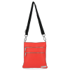 Kožené kabelka univerzální Vittoria Gotti červená B19