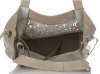 Kožené kabelka shopper bag Genuine Leather zemitá 5157
