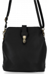 Kožené kabelka univerzální Vittoria Gotti černá V2466