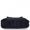 Kožené kabelka shopper bag Genuine Leather tmavě modrá 8023