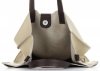 Kožené kabelka shopper bag Genuine Leather béžová 691756