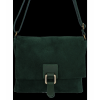 Kožené kabelka listonoška Vittoria Gotti lahvově zelená V2376