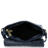 Kožené kabelka univerzální Vittoria Gotti tmavě modrá V6133