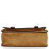 Kožené kabelka listonoška Genuine Leather zrzavá 1643