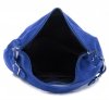 Kožené kabelka univerzální Genuine Leather chpově modrá 8309