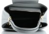 Kožené kabelka kufřík Vittoria Gotti světle šedá V7710