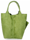 Kožené kabelka shopper bag Vittoria Gotti B23