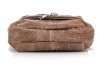 Kožené kabelka listonoška Genuine Leather zemitá 424