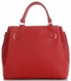 Kožené kabelka kufřík Vittoria Gotti červená V366