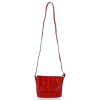 Kožené kabelka univerzální Vittoria Gotti červená V6133