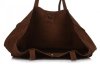 Bőr táska shopper bag Vittoria Gotti barna V205454