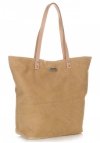 Bőr táska shopper bag Vittoria Gotti földszínű V915