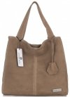 Bőr táska shopper bag Vittoria Gotti földszínű V501