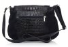 Bőr táska levéltáska Genuine Leather tengerkék 424