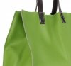 Bőr táska univerzális Genuine Leather zöld 691756