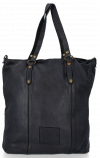 Bőr táska shopper bag Vittoria Gotti szürke V3650
