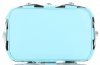 Bőr táska shopper bag Vittoria Gotti türkizkék V5867