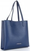 Bőr táska shopper bag Vittoria Gotti tengerkék V694150