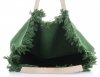 Bőr táska shopper bag Vittoria Gotti palackzöld V5902