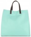 Bőr táska univerzális Genuine Leather menta 691756