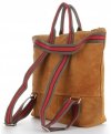 Bőr táska shopper bag Vittoria Gotti vörös V689746