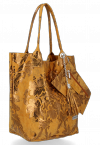 Bőr táska shopper bag Vittoria Gotti vörös V2472