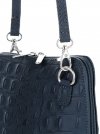Bőr táska levéltáska Genuine Leather tengerkék 218