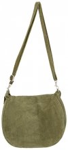 Bőr táska levéltáska Vittoria Gotti khaki V5998