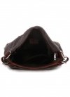 Bőr táska univerzális Genuine Leather szürke 17
